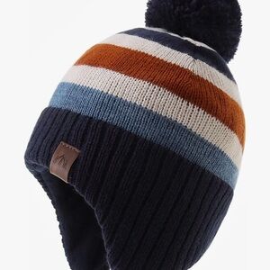 Adorable Baby Boys 6-12 Month SOFT Knitted Colorstripe Beanie